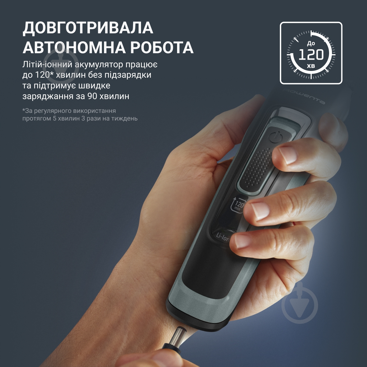 ВИТРИНА! Машинка для стрижки Rowenta Advancer TN5224E0 - фото 7 ВИТРИНА! Машинка для стрижки Rowenta Advancer TN5224E0 - фото 7