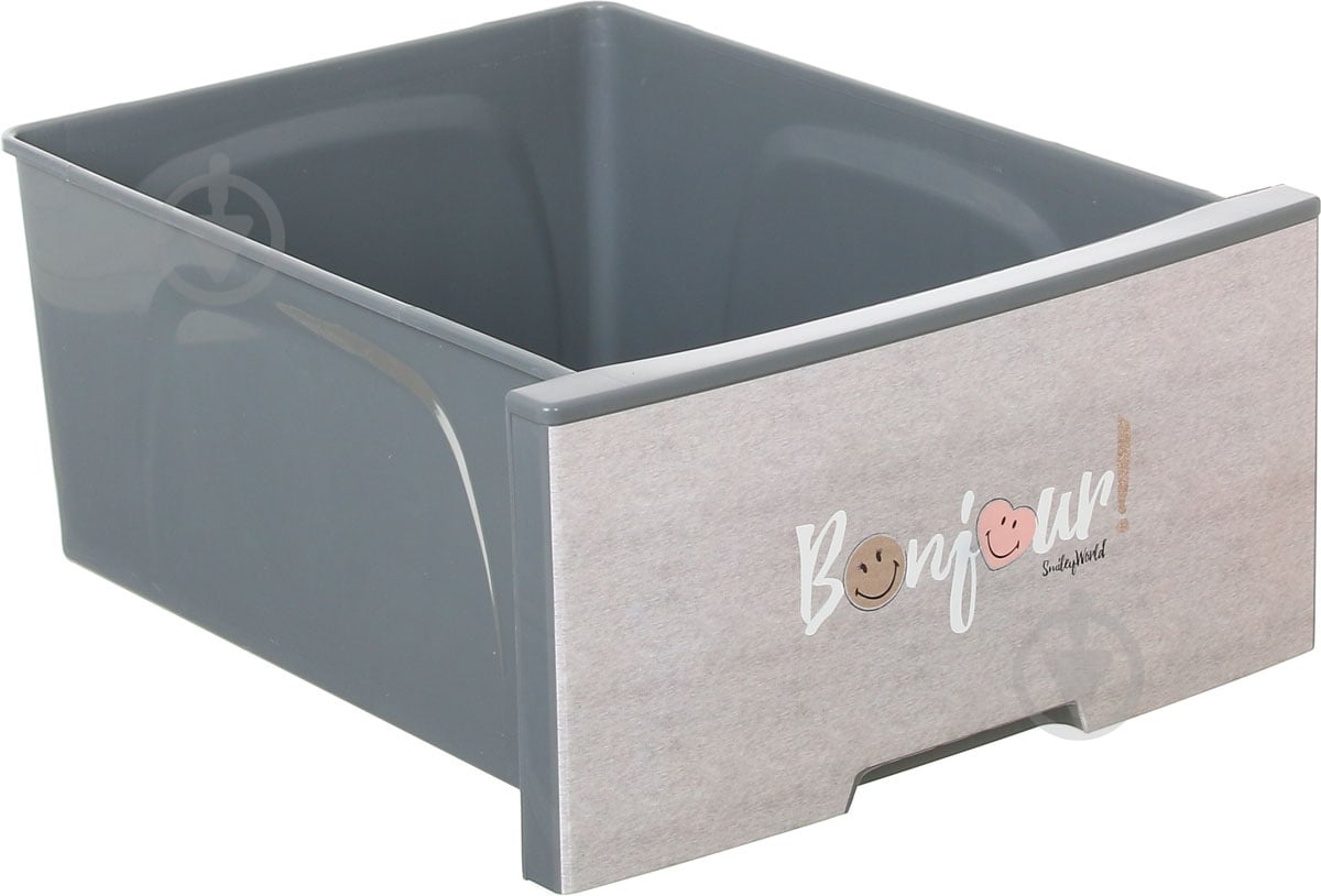 Комод Smiley на 4 ящика Paris Chic сірий 955x390x455 мм - фото 3