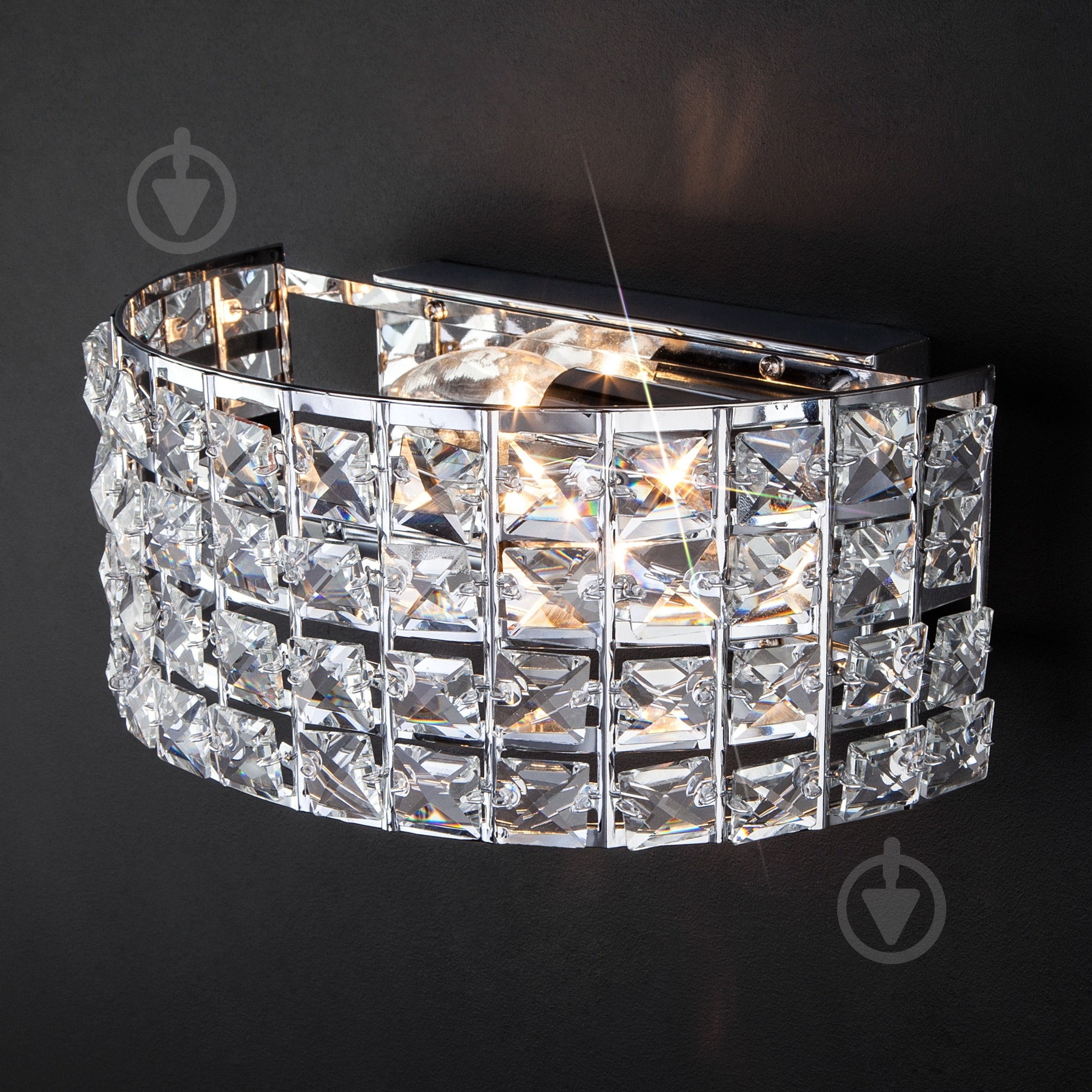 Бра Strotskis Kira 2x60 Вт E14 хром 10115/2 (хром) - фото 1