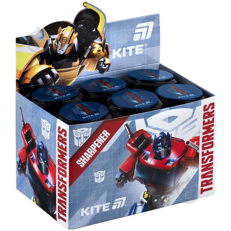 Точилка с контейнером круглая 117 Transformers KITE - фото 2 Точилка с контейнером круглая 117 Transformers KITE - фото 2
