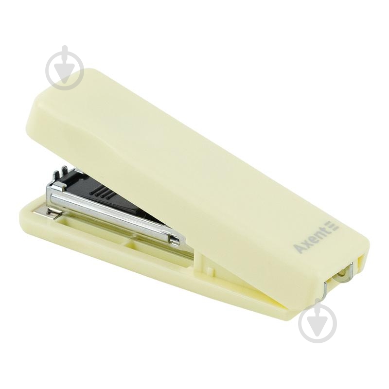 Степлер MINI №10 10 арк. Pastelini жовтий Axent - фото 2