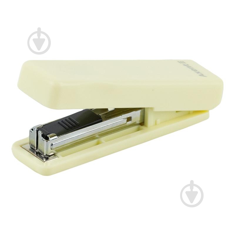 Степлер MINI №10 10 арк. Pastelini жовтий Axent - фото 1