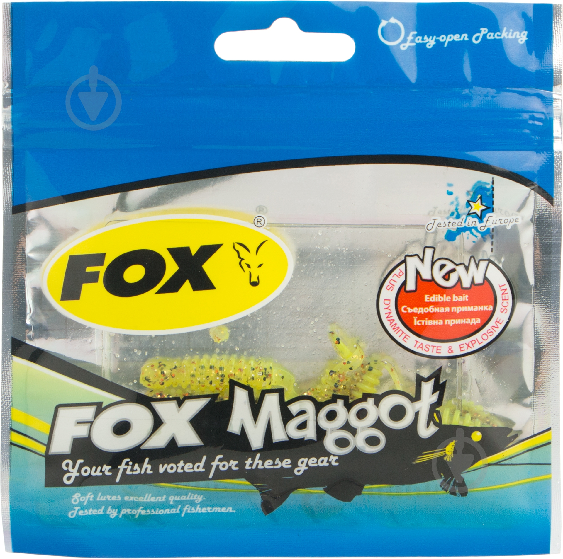 Виброхвост FOX Maggot 40 мм 10 шт. #060 - фото 1
