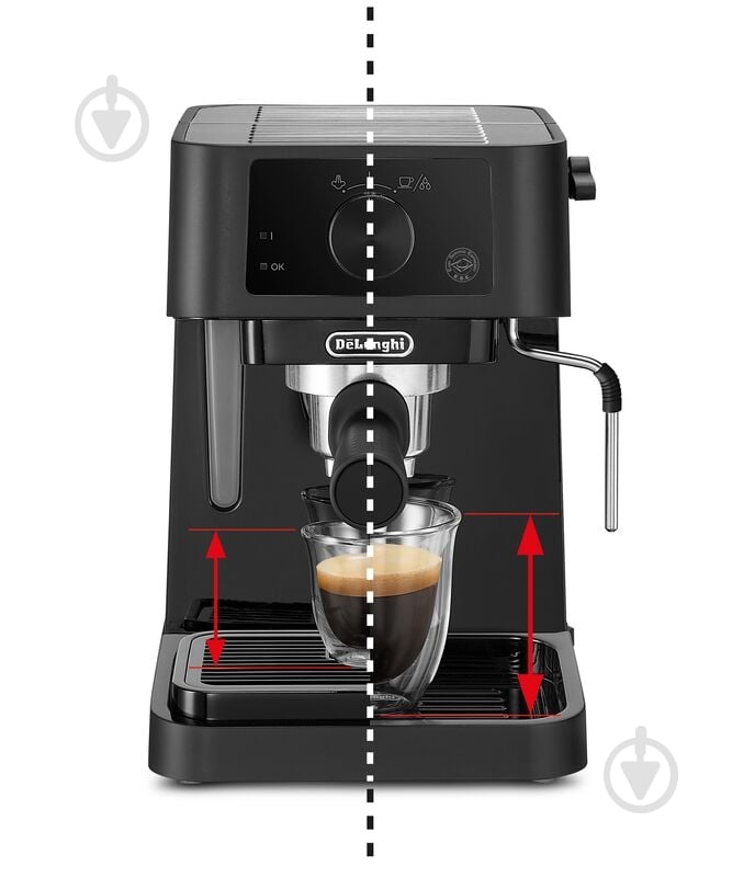 ВИТРИНА! Кофеварка рожковая Delonghi EC235.BK - фото 4