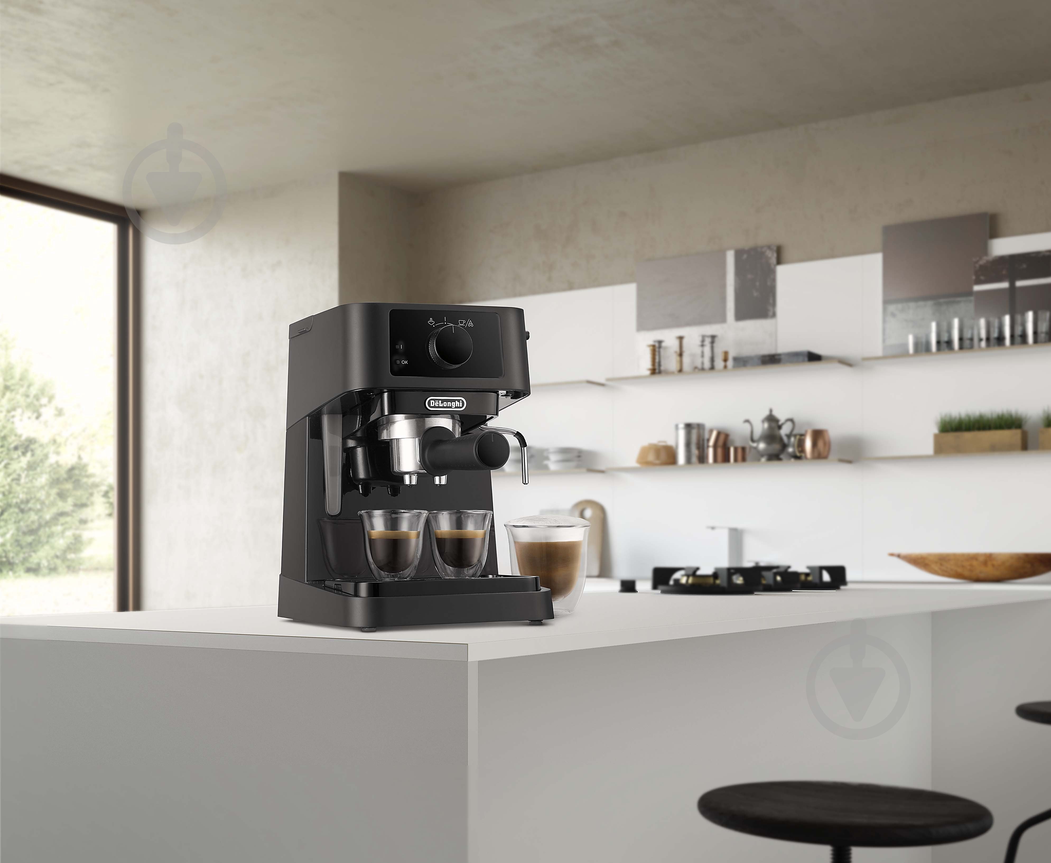 ВИТРИНА! Кофеварка рожковая Delonghi EC235.BK - фото 7