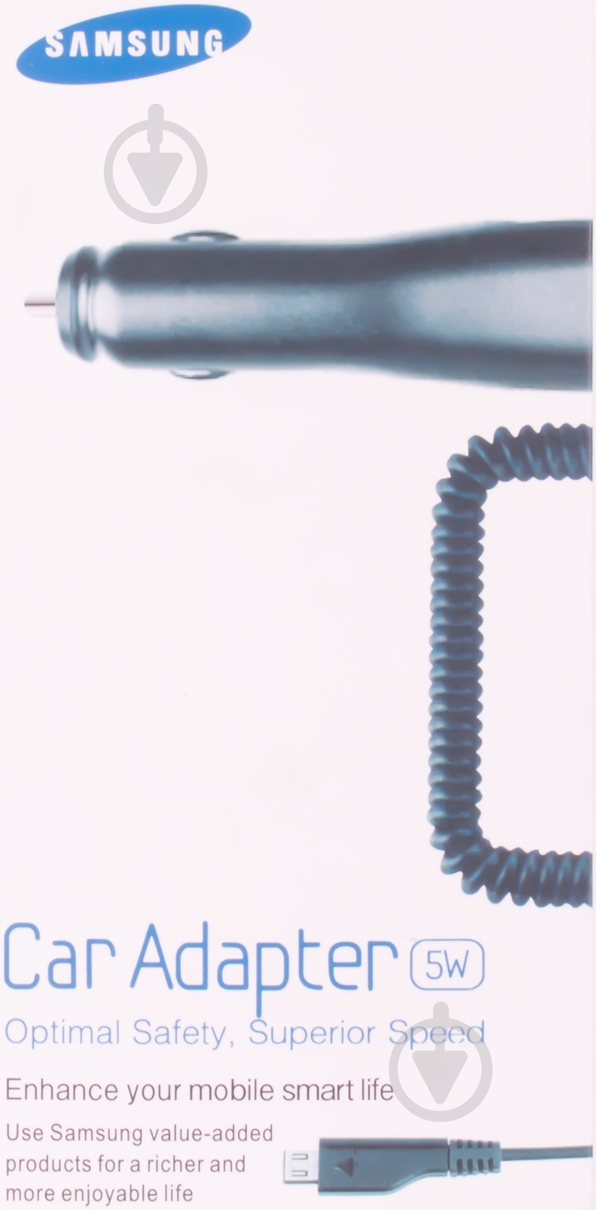 Зарядное устройство в автомобиль Samsung ACADU10 micro USB - фото 2 Зарядное устройство в автомобиль Samsung ACADU10 micro USB - фото 2