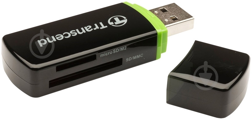 Кардридер Transcend 5-in-1 USB 2.0 (TS-RDP5) - фото 3 Кардридер Transcend 5-in-1 USB 2.0 (TS-RDP5) - фото 3