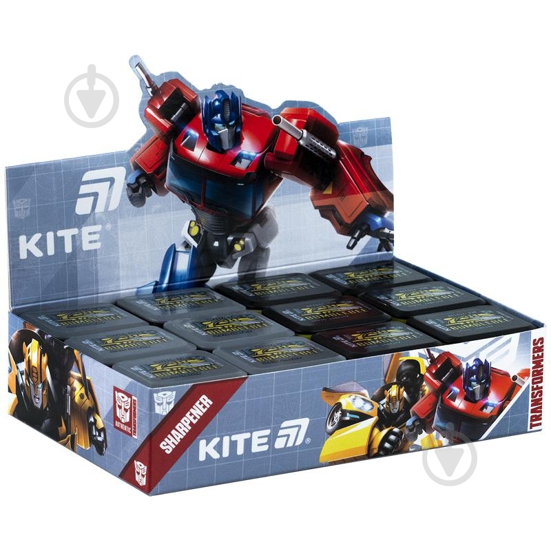Чинка з контейнером прямокутна 116 Transformers KITE - фото 4