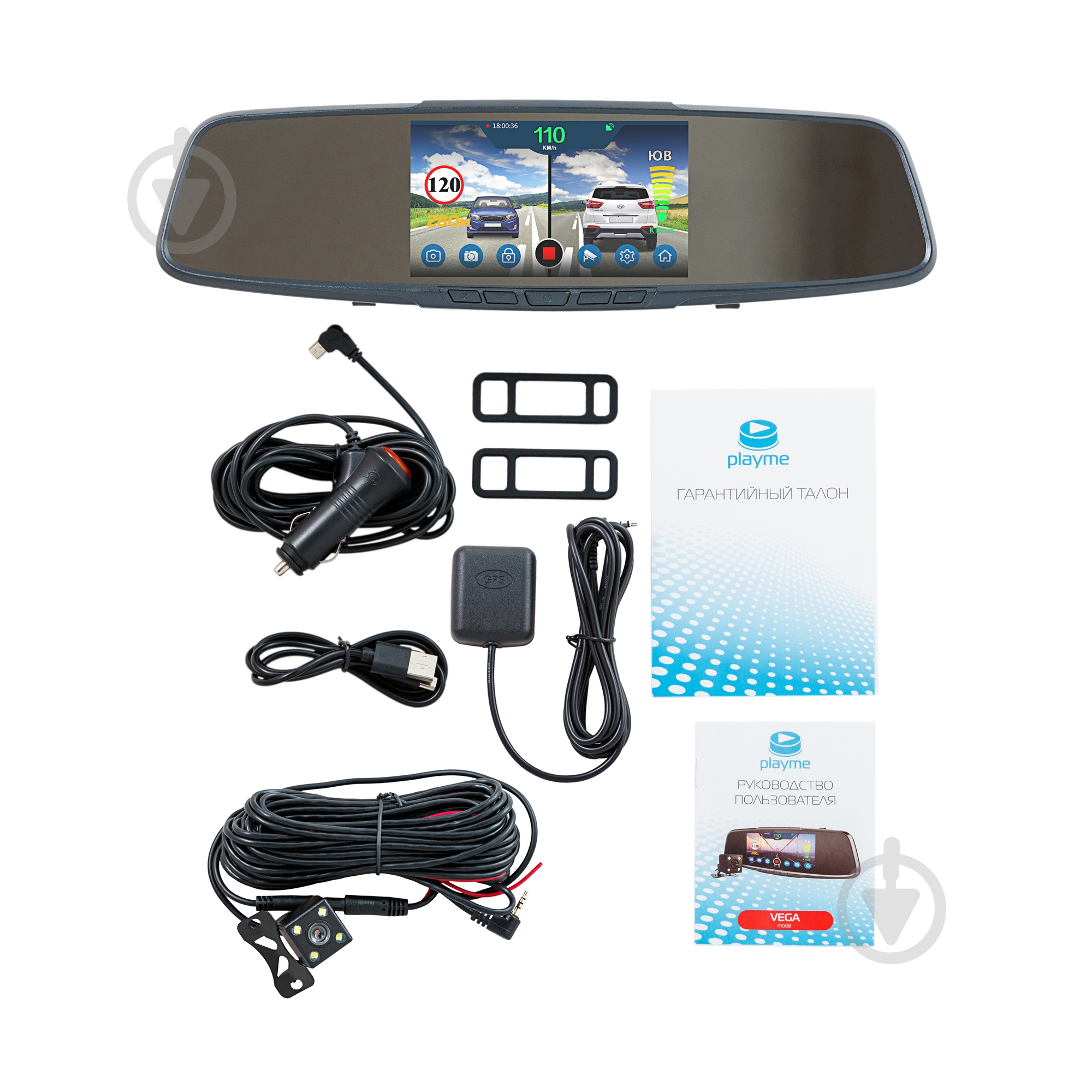 Видеорегистратор Playme Vega Touch - фото 9