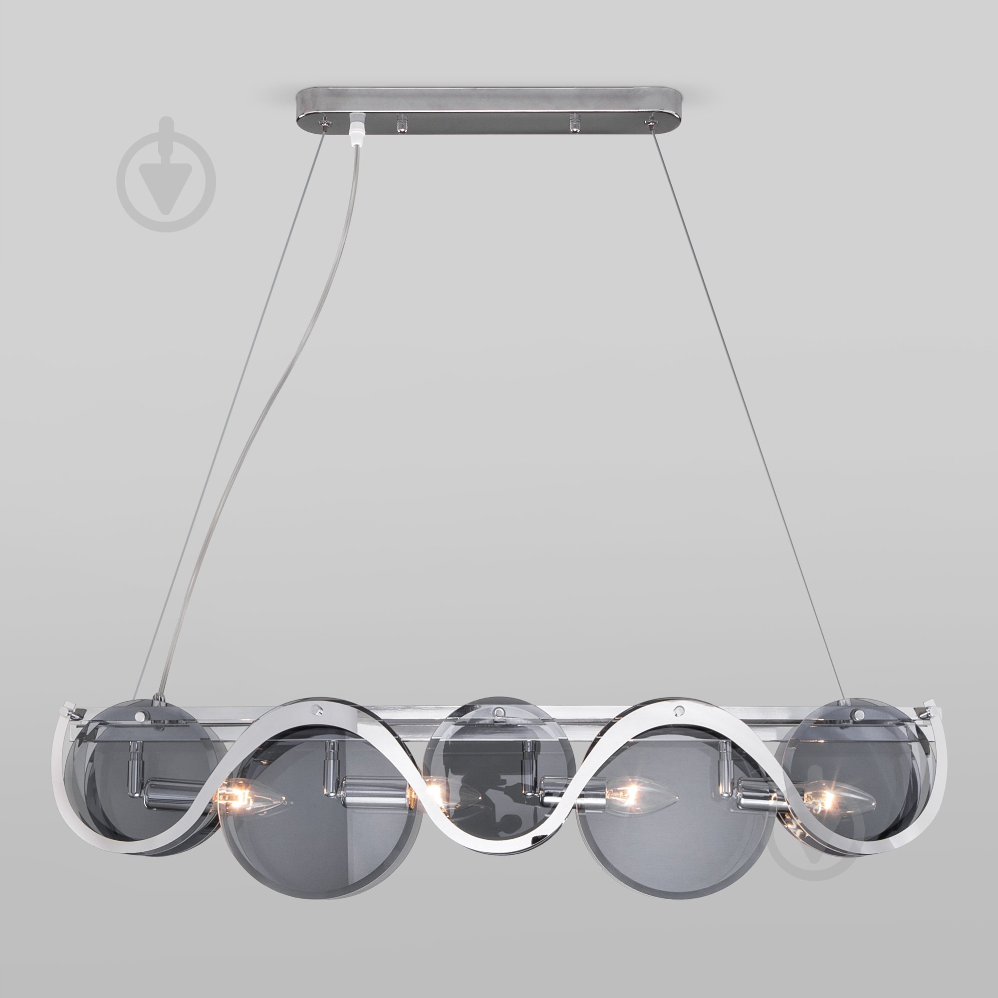 Подвес Strotskis Galicia Wi-Fi 4x60 Вт E14 хром 353/4 (хром) - фото 1