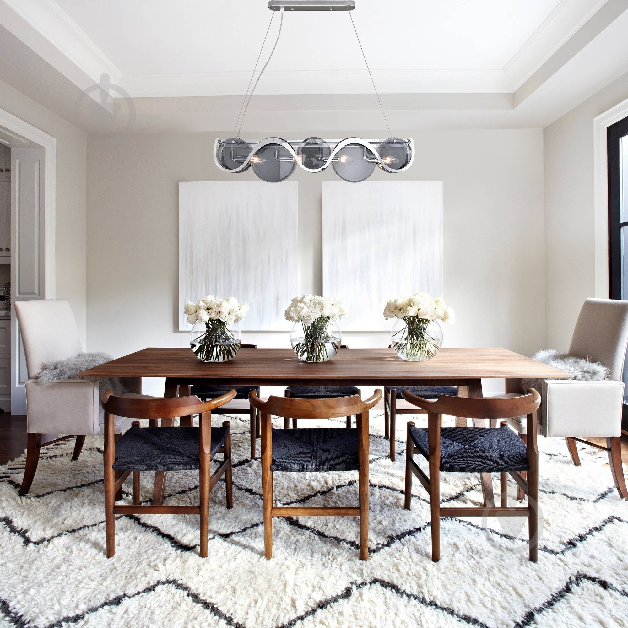 Подвес Strotskis Galicia Wi-Fi 4x60 Вт E14 хром 353/4 (хром) - фото 5