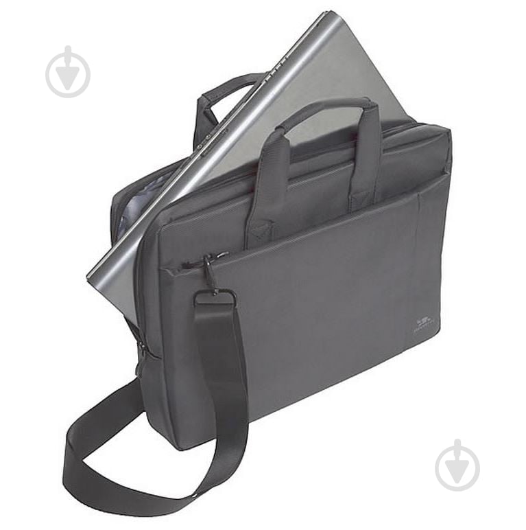 Сумка для ноутбука RivaCase 8231 15.6" grey (8231 (Grey)) - фото 2 Сумка для ноутбука RivaCase 8231 15.6" grey (8231 (Grey)) - фото 2