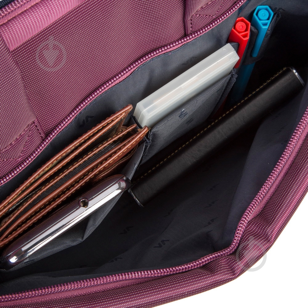 Сумка для ноутбука RivaCase 8231 15.6" purple (8231 (Purple)) - фото 5 Сумка для ноутбука RivaCase 8231 15.6" purple (8231 (Purple)) - фото 5