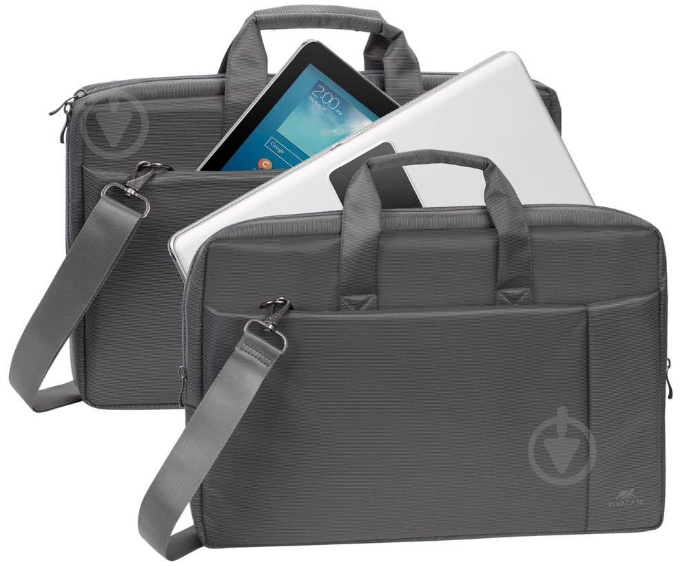 Сумка для ноутбука RivaCase 8251 17.3" grey (8251 (Grey)) - фото 12