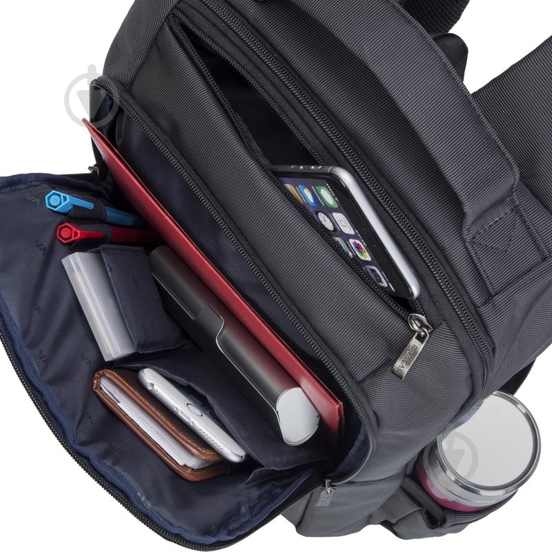 Рюкзак для ноутбука RivaCase 8262 15.6" black (8262 (Black)) - фото 4