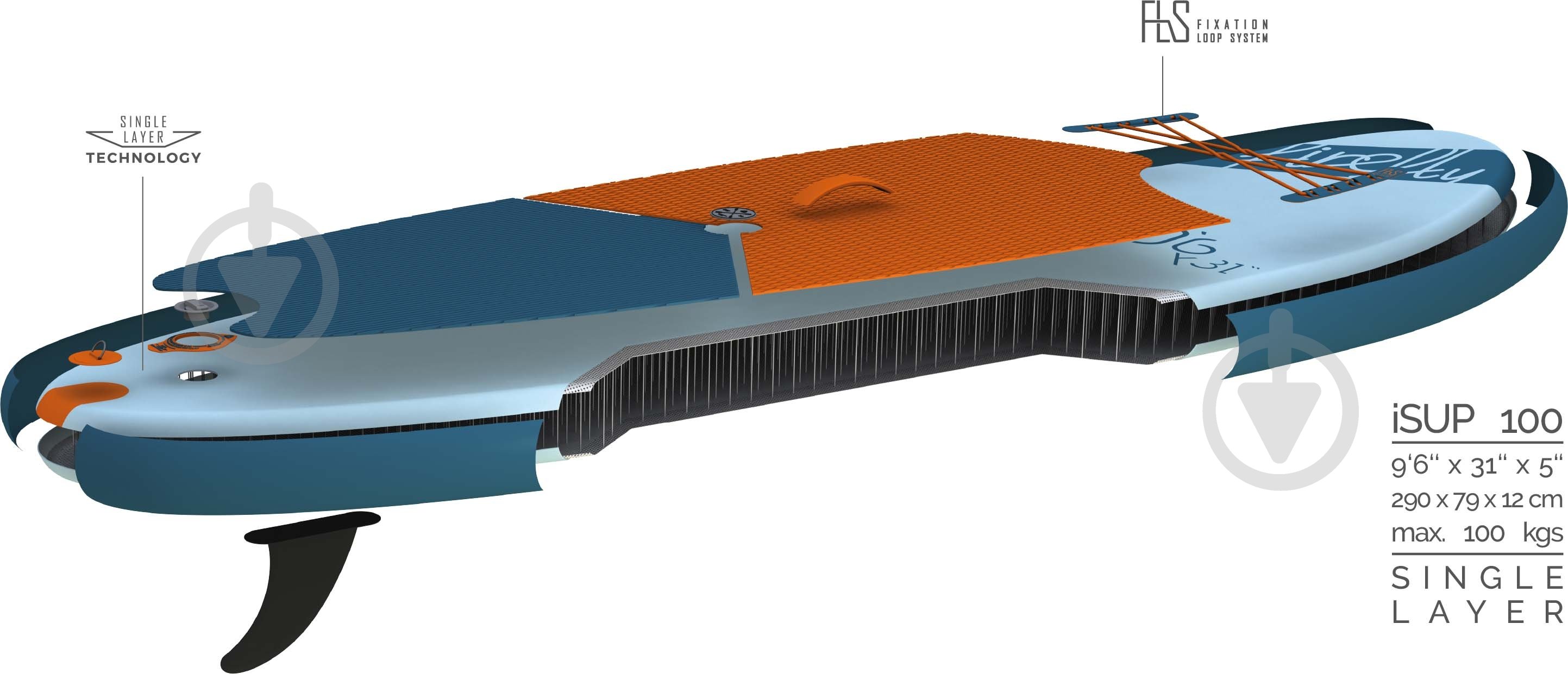 Доска iSUP 100 I 419262-900522 - фото 8 Доска iSUP 100 I 419262-900522 - фото 8