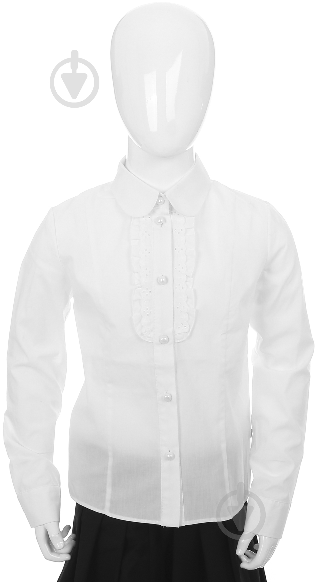 Блуза Sasha р.122 белый 3676 - фото 1 Блуза Sasha р.122 белый 3676 - фото 1