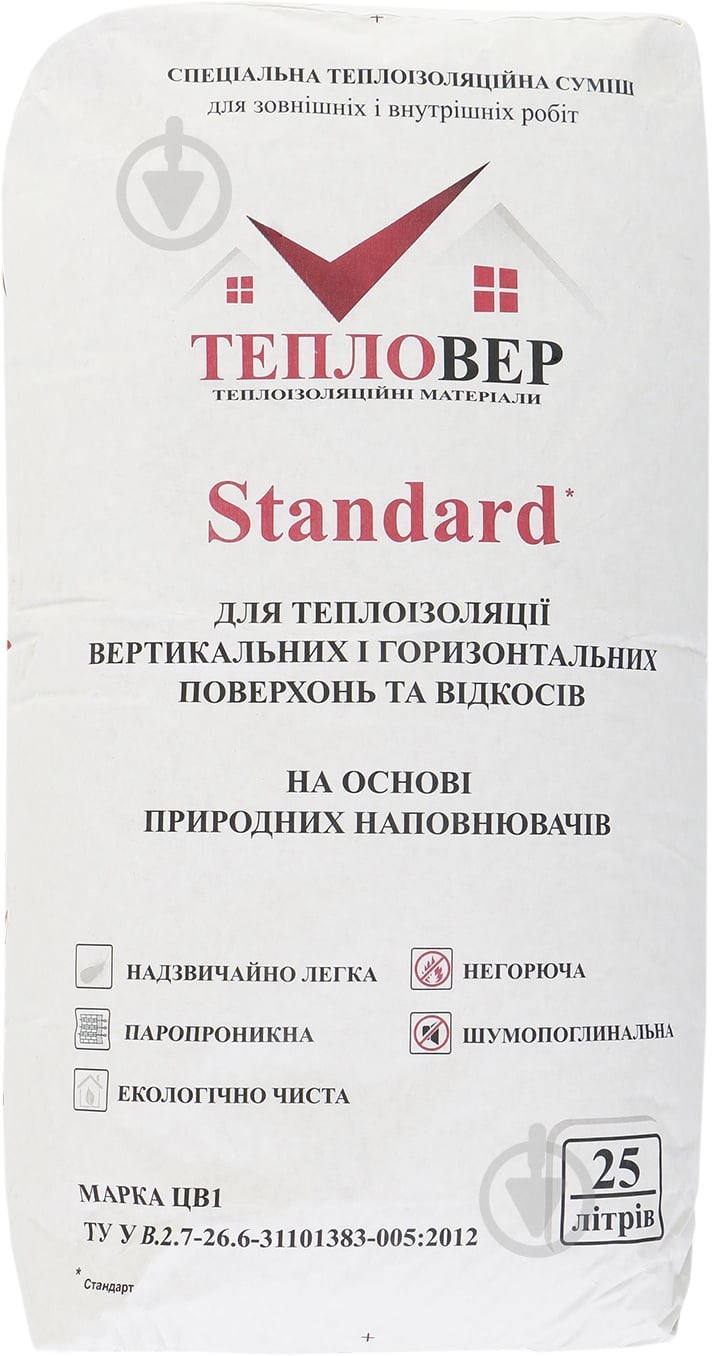 Штукатурка ТЕПЛОВЕР Standard 9 кг - фото 2