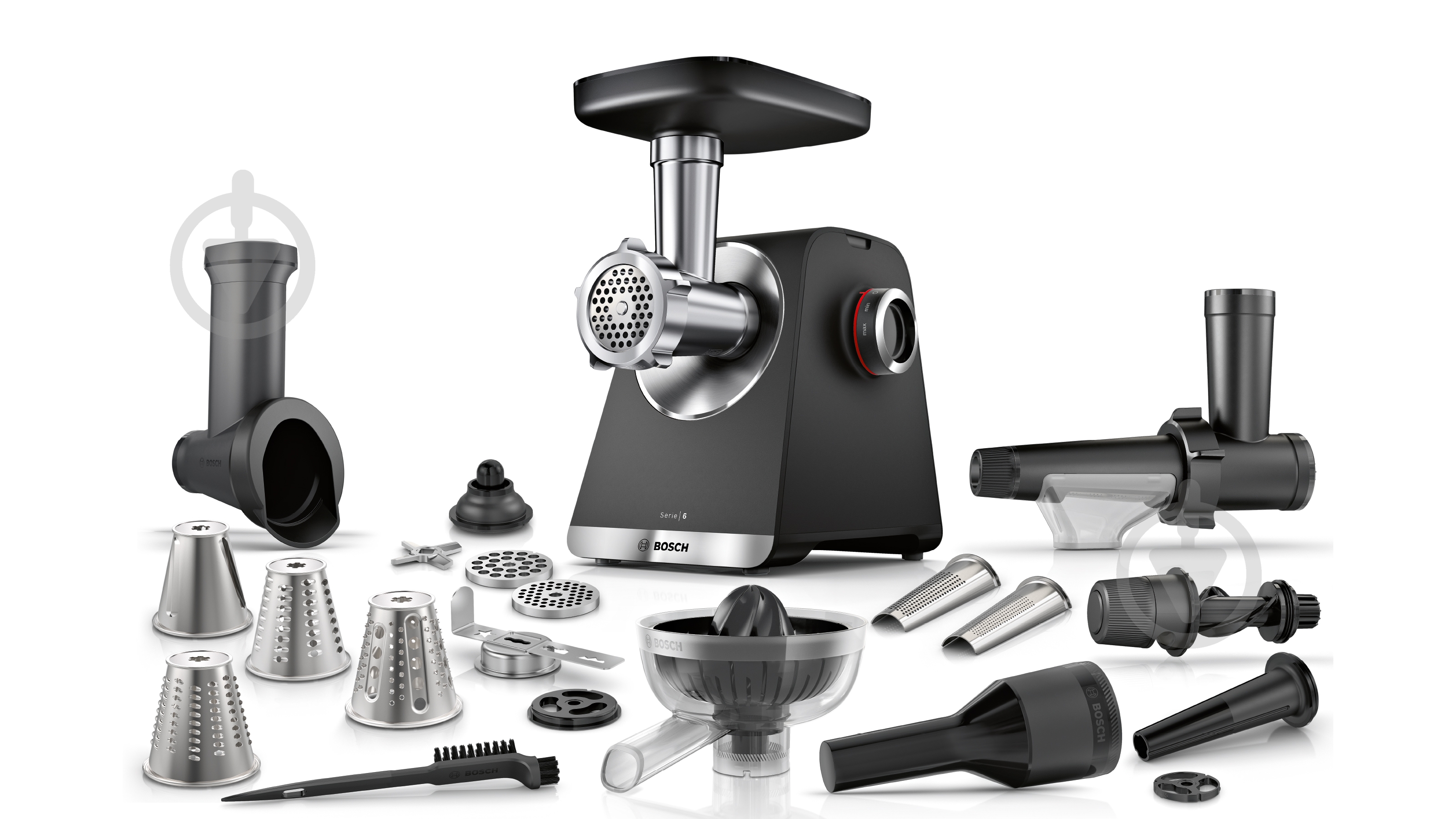 ВИТРИНА! Мясорубка Bosch MultiPower Серия 6 MFWS682B - фото 1