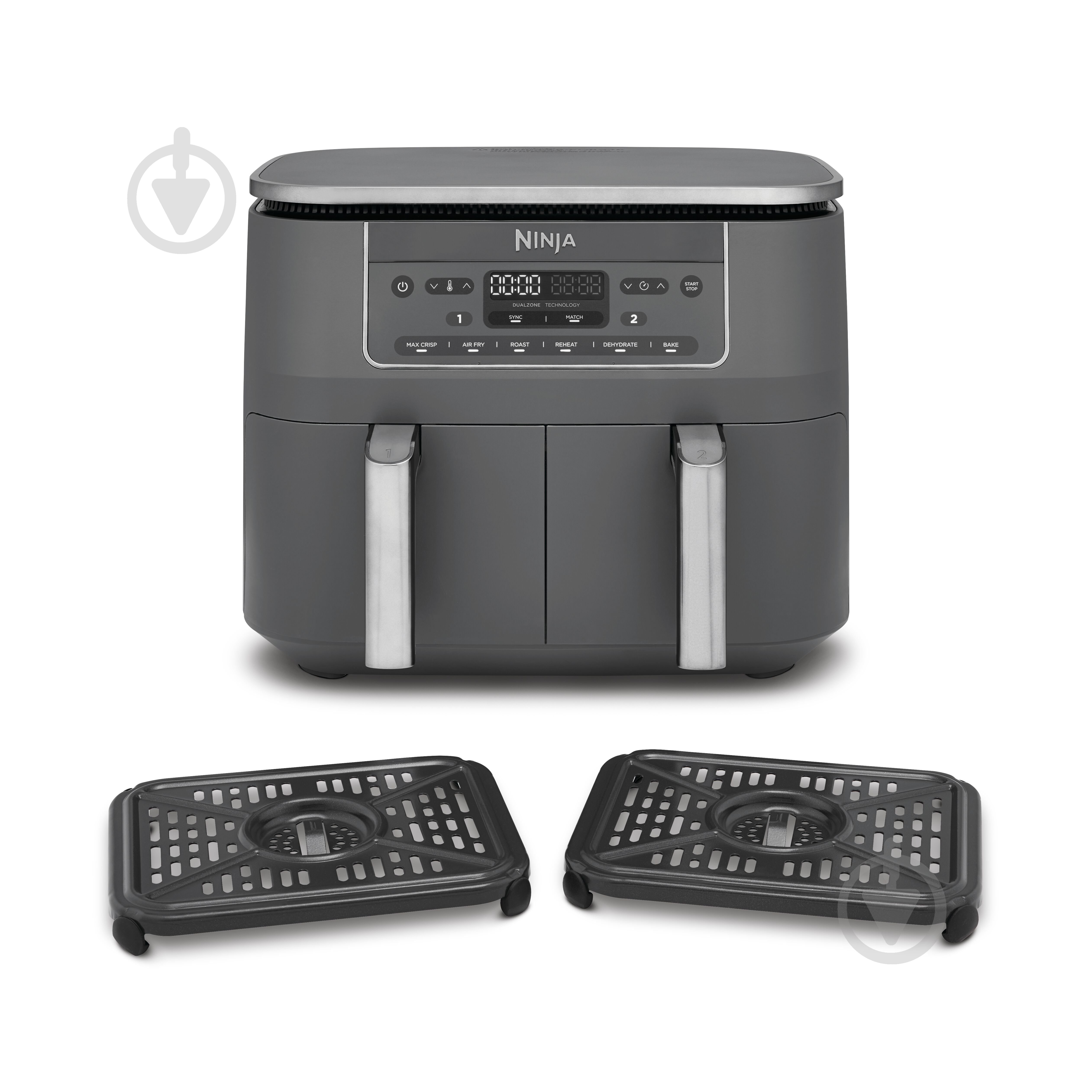 ВИТРИНА! Мультипечь NINJA Air Fryer Dual zone DZ300EU - фото 3 ВИТРИНА! Мультипечь NINJA Air Fryer Dual zone DZ300EU - фото 3