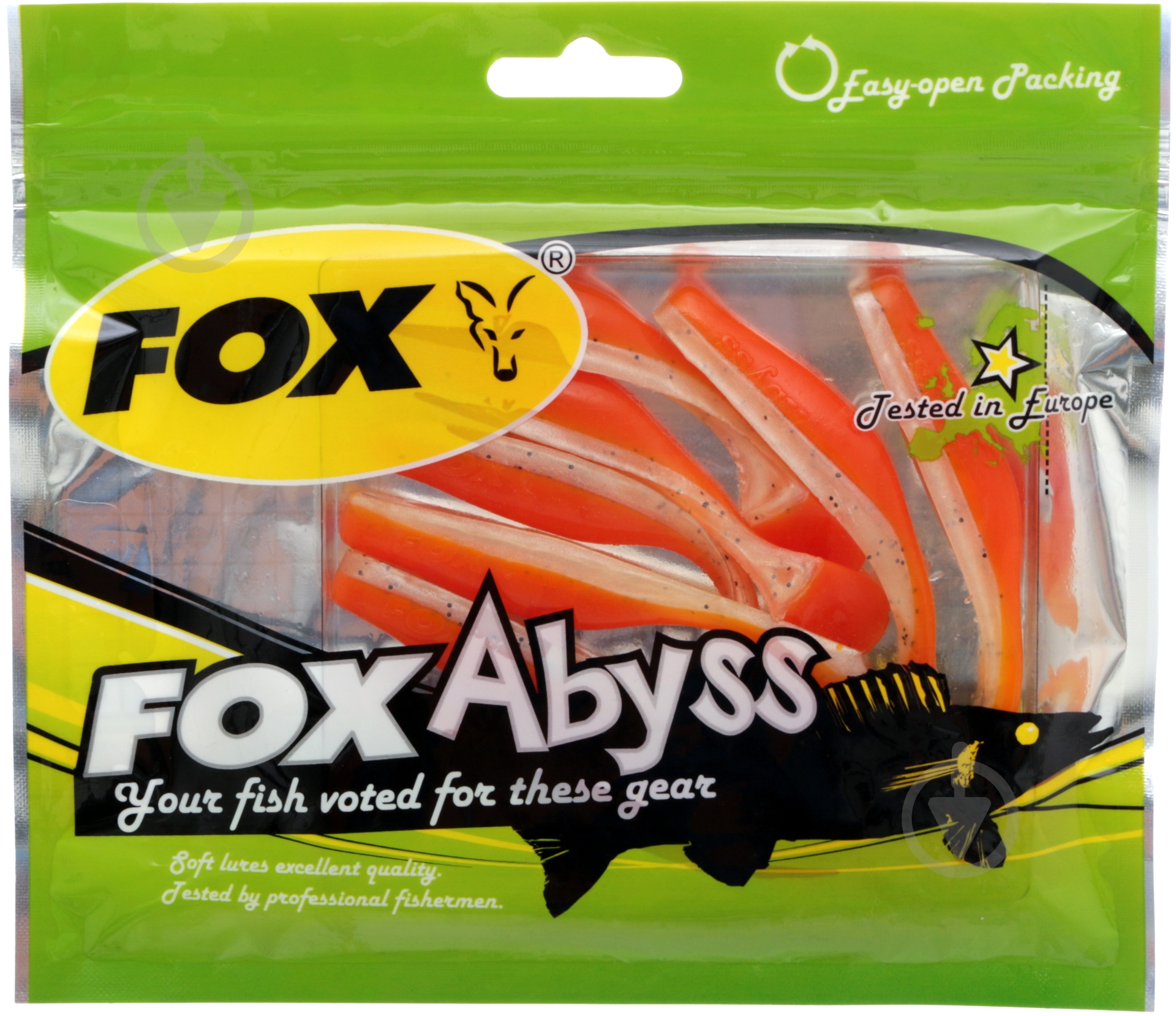 Виброхвост FOX Abyss 90 мм 8 шт. #052 - фото 2 Виброхвост FOX Abyss 90 мм 8 шт. #052 - фото 2