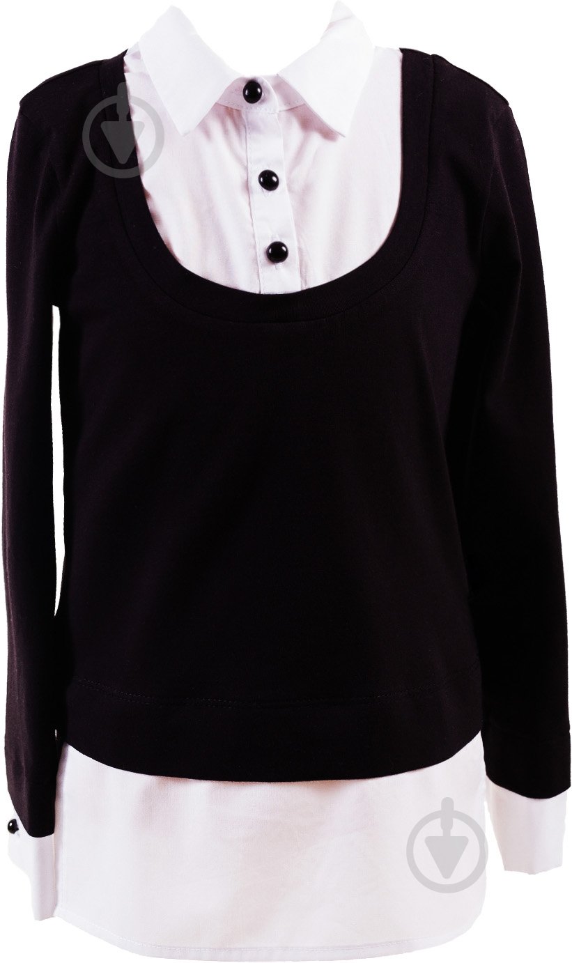 Блуза Sasha р.152 черный 4008 - фото 1 Блуза Sasha р.152 черный 4008 - фото 1