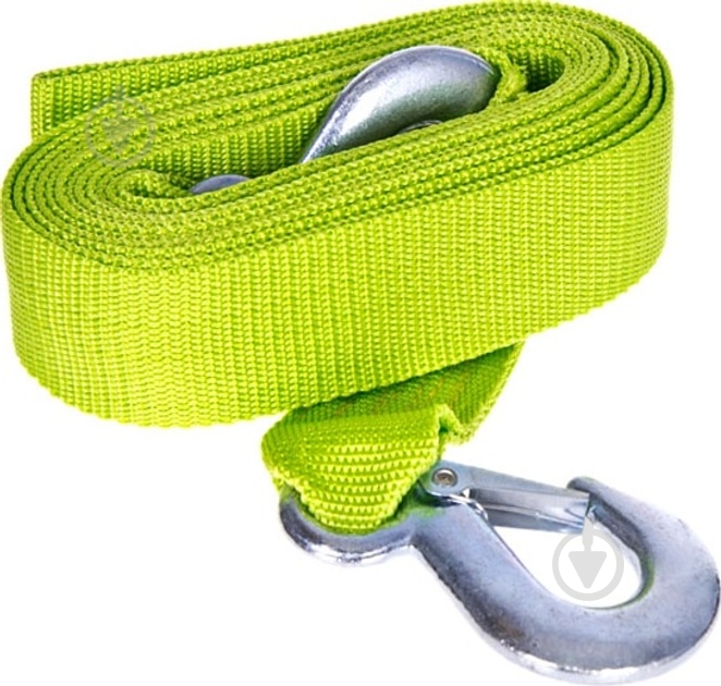 Трос буксирувальний Vitol 4 м 3 т (TP-206-3-1) зелений - фото 1 Трос буксирувальний Vitol 4 м 3 т (TP-206-3-1) зелений - фото 1