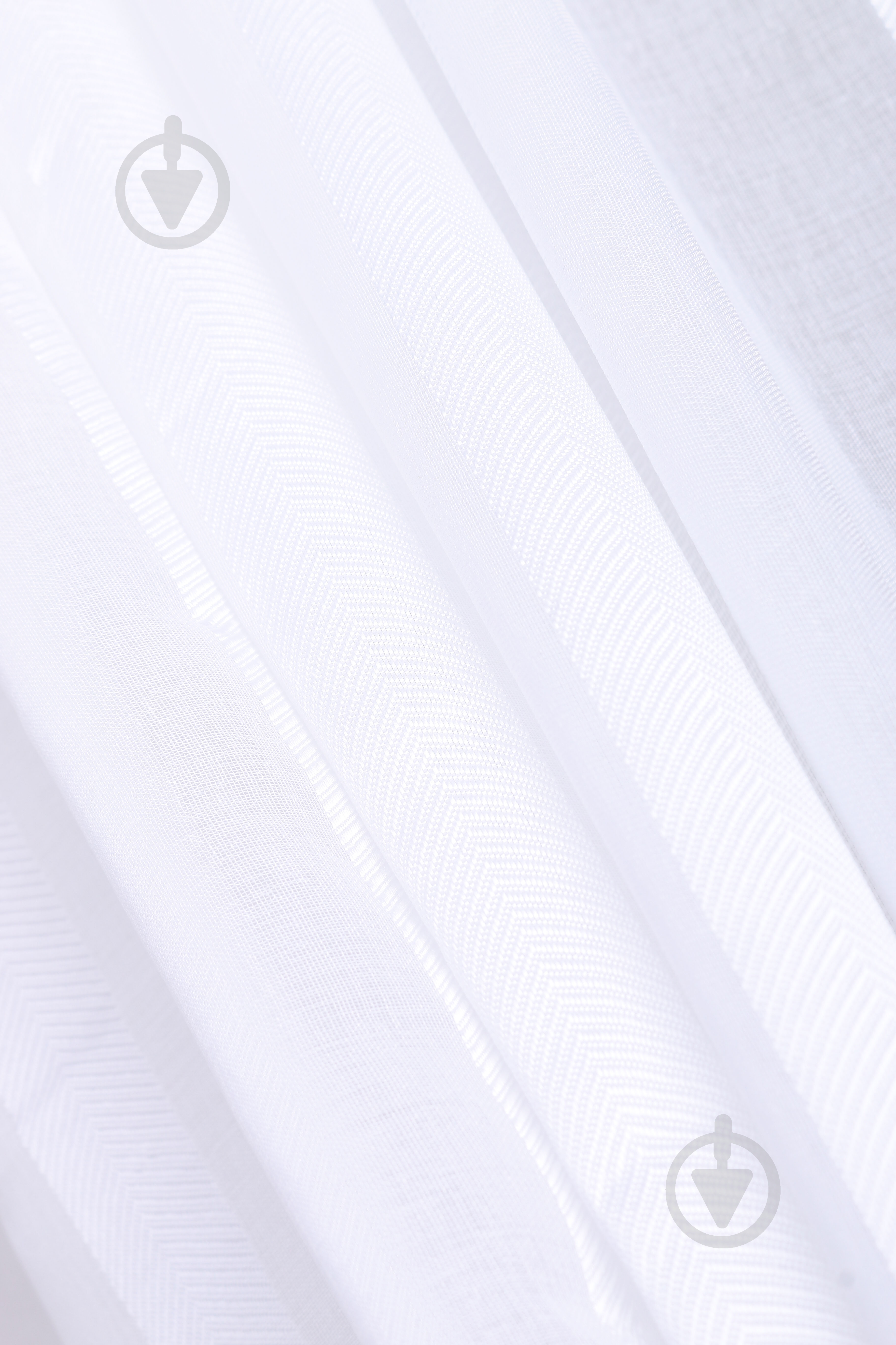 Тюль Stripe Jacquard 280х275 см белый UP! (Underprice) - фото 2