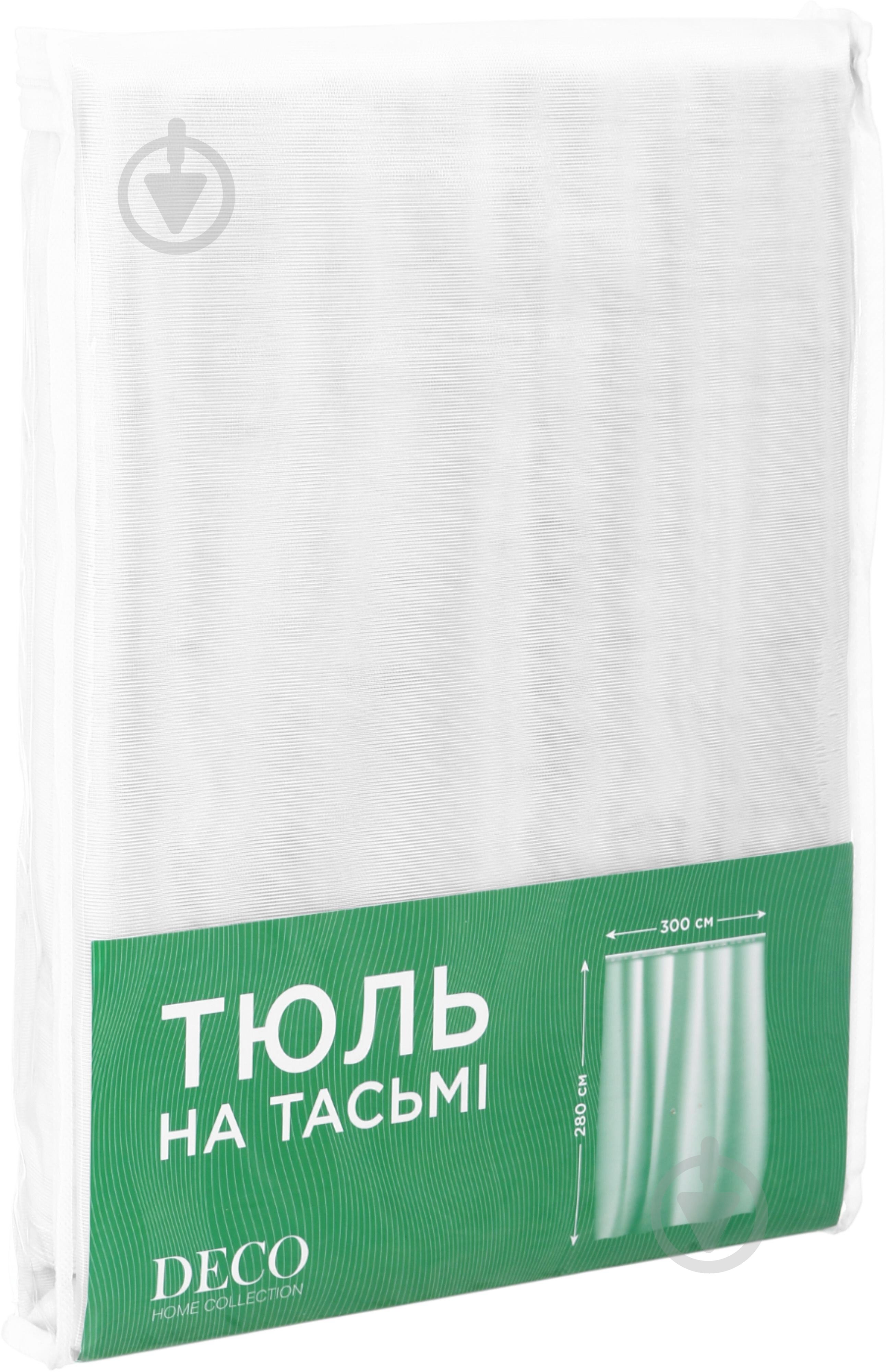 Тюль на тесьме 300х280 белая 1862 Deco - фото 4 Тюль на тесьме 300х280 белая 1862 Deco - фото 4