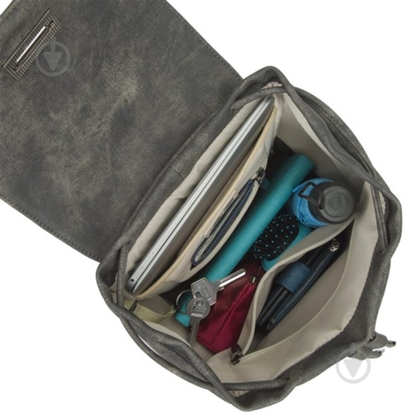 Рюкзак для ноутбука RivaCase 12" grey (8912 (Grey)) - фото 8