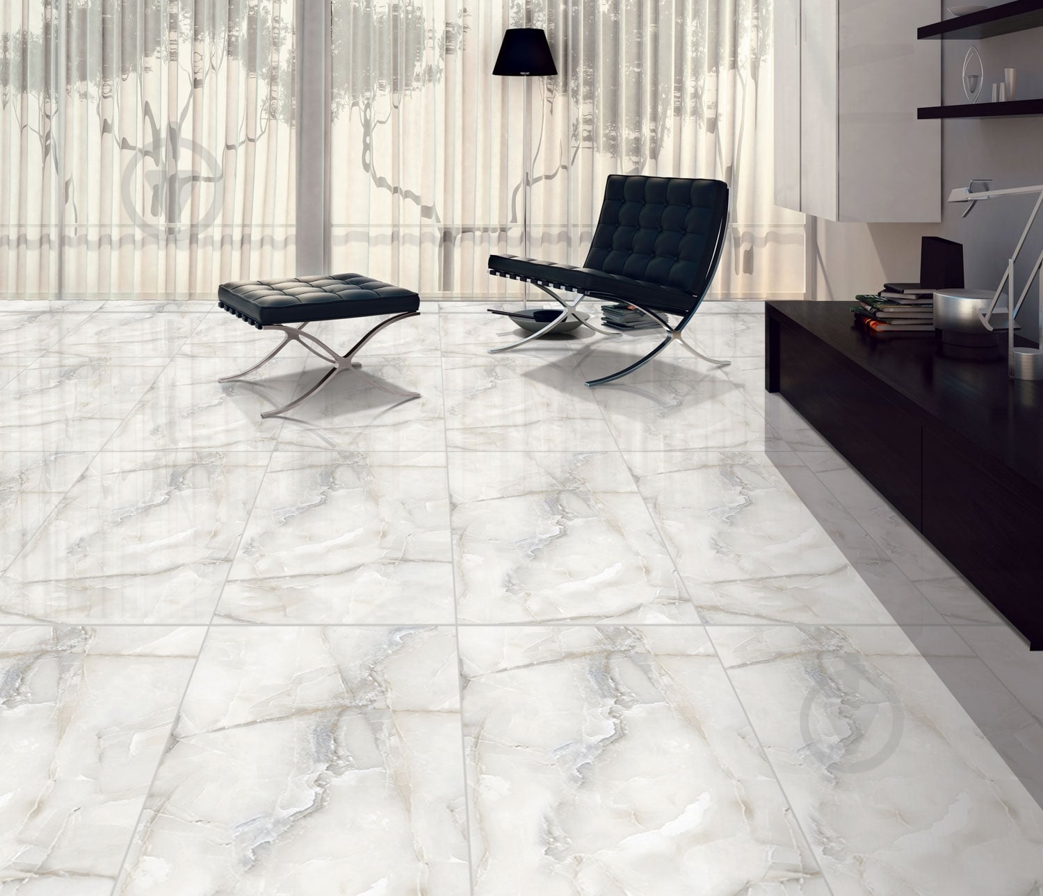ᐉ Плитка Italica Aquarius Onyx Grey 60x60 см • Купить в Киеве