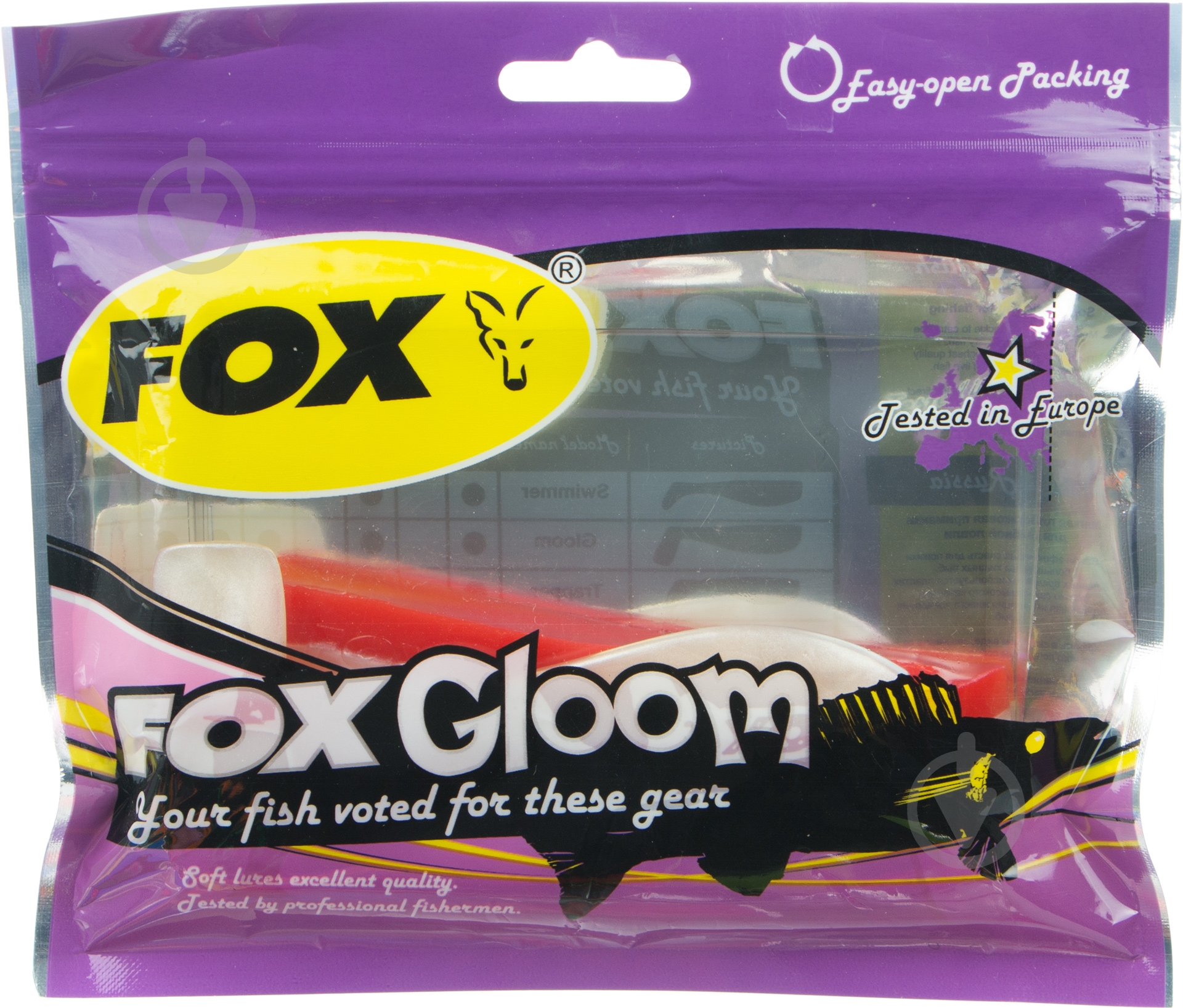 Виброхвост FOX Gloom 120 мм 4 шт. #043 - фото 2 Виброхвост FOX Gloom 120 мм 4 шт. #043 - фото 2