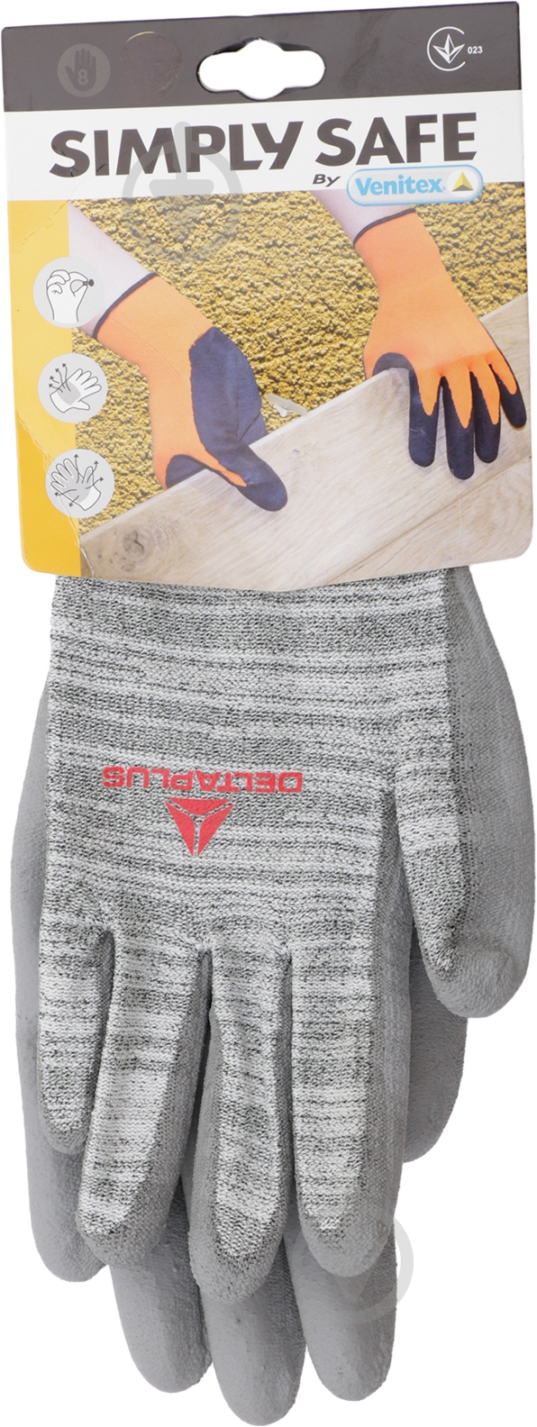 Рукавички Delta Plus антіпорізні з покриттям поліуретан L (9) VECUT42GR09 - фото 3