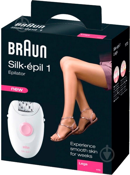 Эпилятор Braun Silk-еpil 1 SE1170 - фото 8 Эпилятор Braun Silk-еpil 1 SE1170 - фото 8