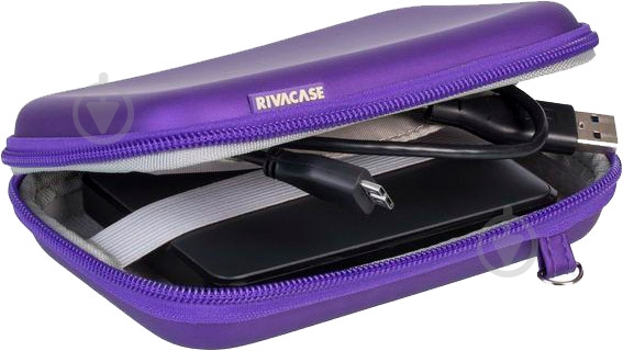 Сумка для HDD RivaCase violet (9101 (Ultraviolet) HDD) - фото 6