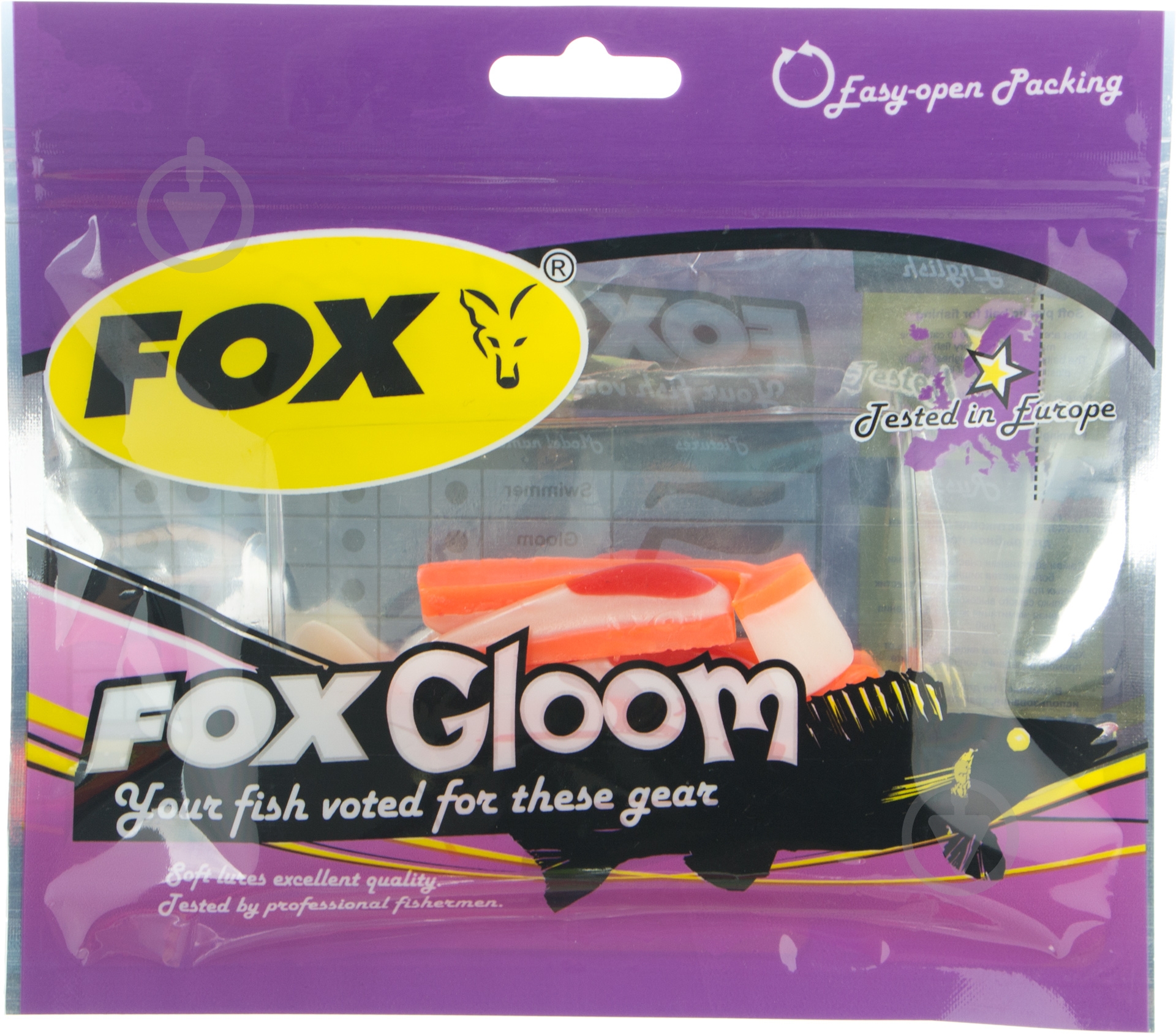 Виброхвост FOX Gloom 60 мм 8 шт. #034 - фото 2 Виброхвост FOX Gloom 60 мм 8 шт. #034 - фото 2