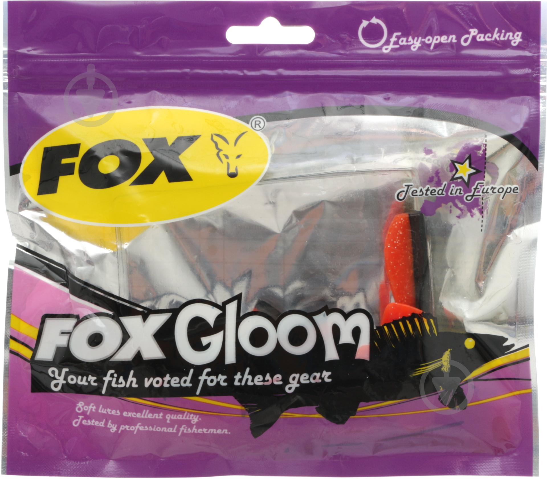 Виброхвост FOX Gloom 60 мм 8 шт. #037 - фото 2 Виброхвост FOX Gloom 60 мм 8 шт. #037 - фото 2