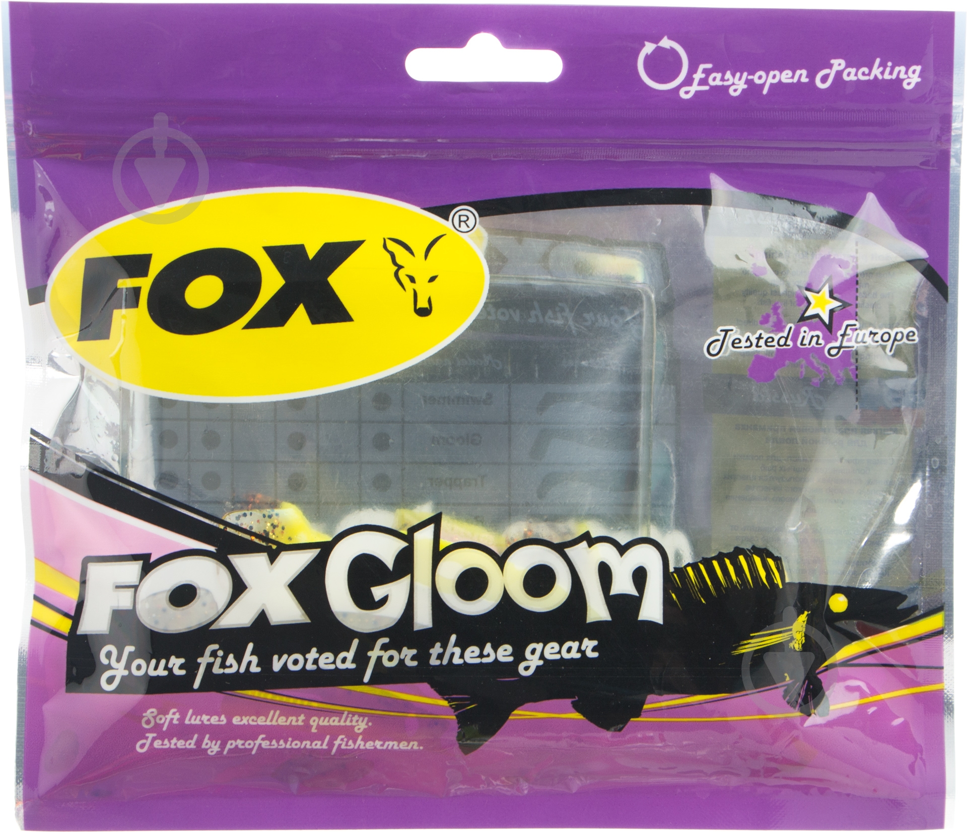Виброхвост FOX Gloom 60 мм 8 шт. #060 - фото 2 Виброхвост FOX Gloom 60 мм 8 шт. #060 - фото 2