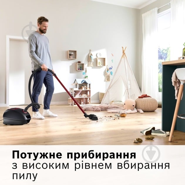 ВИТРИНА! Пылесос Bosch BGL41POW2H black - фото 3