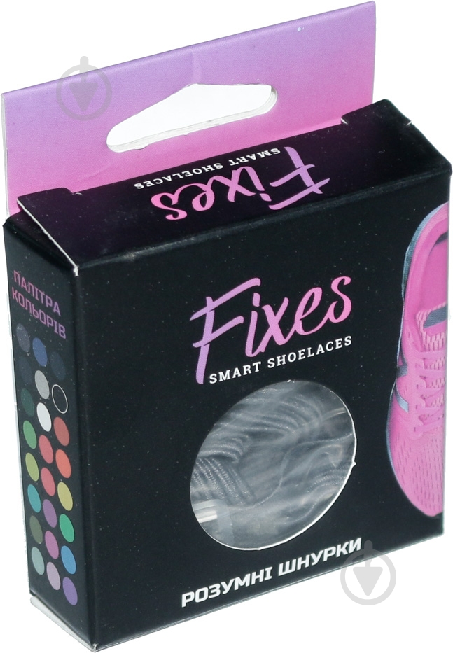 Шнурки Rolli fix003 темно-серый - фото 1