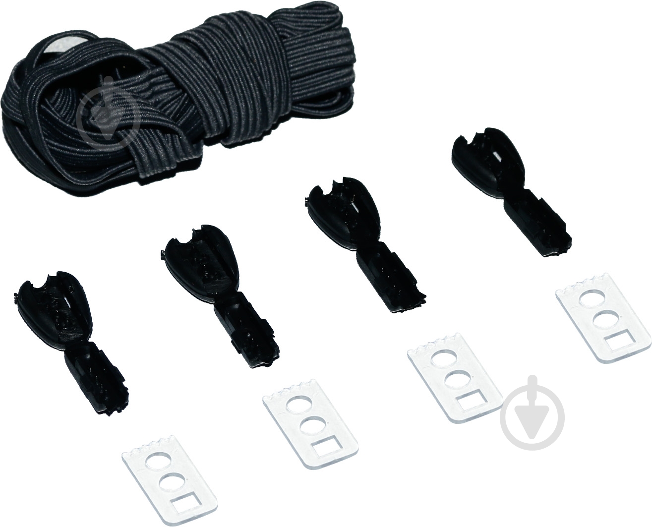 Шнурки Rolli fix003 темно-серый - фото 2