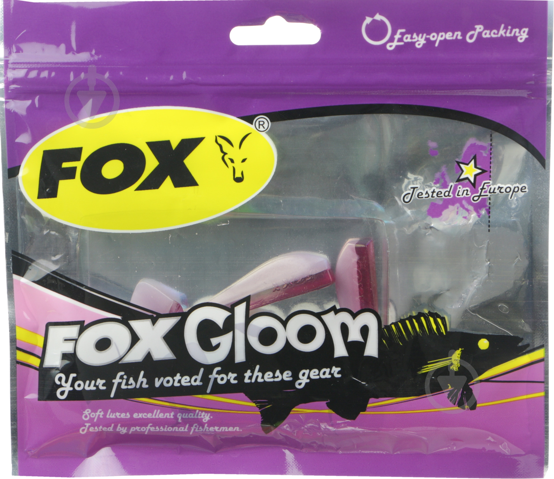 Виброхвост FOX Gloom 60 мм 8 шт. #078 - фото 2 Виброхвост FOX Gloom 60 мм 8 шт. #078 - фото 2