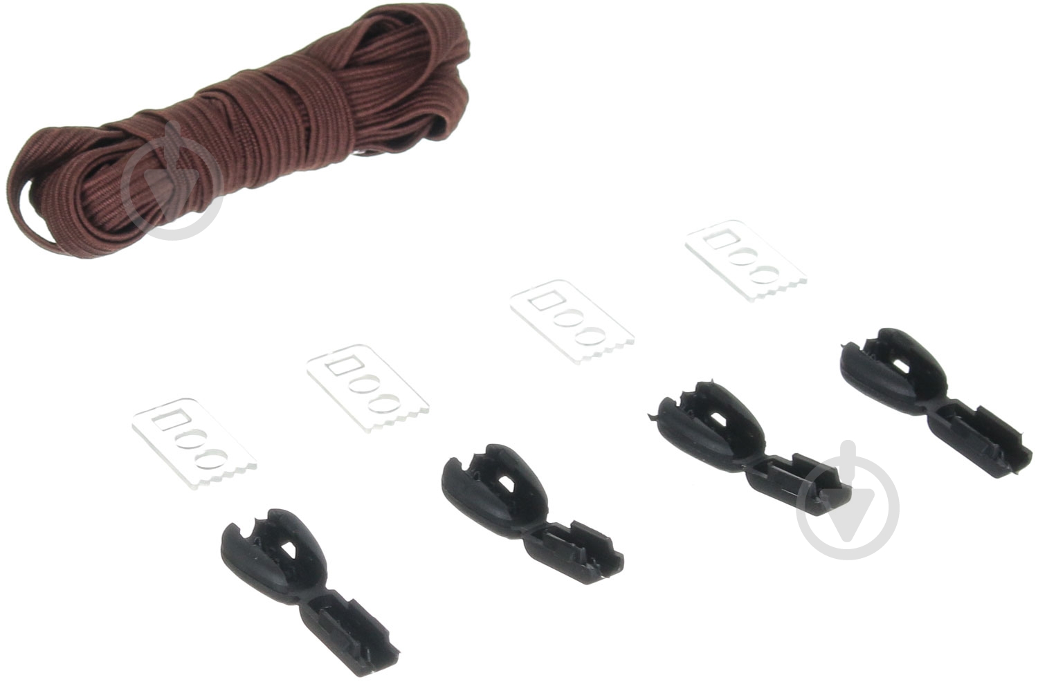 Шнурки Rolli fix006 коричневый - фото 2