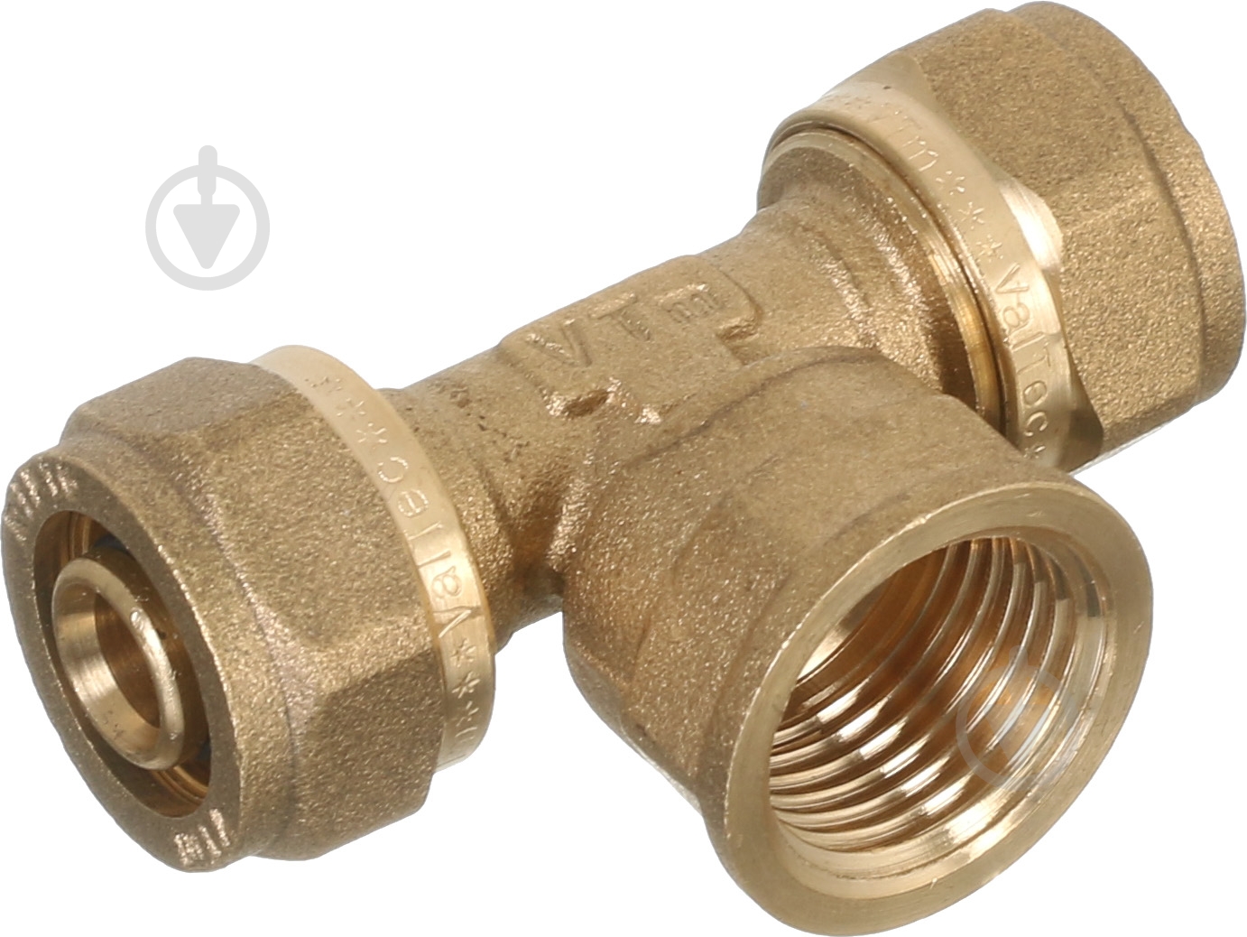 Тройник Valtec G 16 х1/2x16 VTm.332.GY.160416 - фото 1