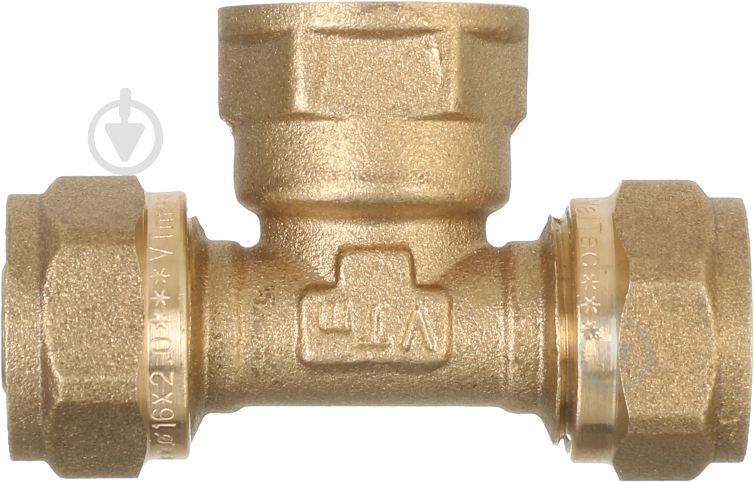 Тройник Valtec G 16 х1/2x16 VTm.332.GY.160416 - фото 3