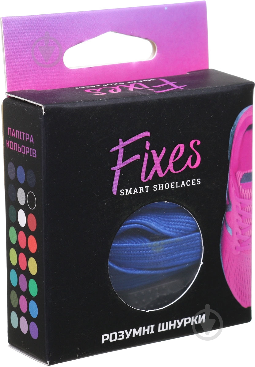 Шнурки Rolli fix007 синий - фото 1 Шнурки Rolli fix007 синий - фото 1