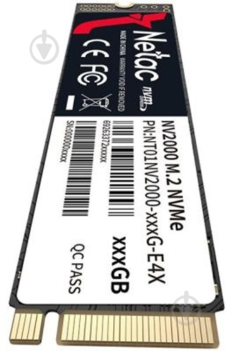 SSD-накопичувач Netac 256GB M.2 (NT01NV2000-256-E4X) - фото 4