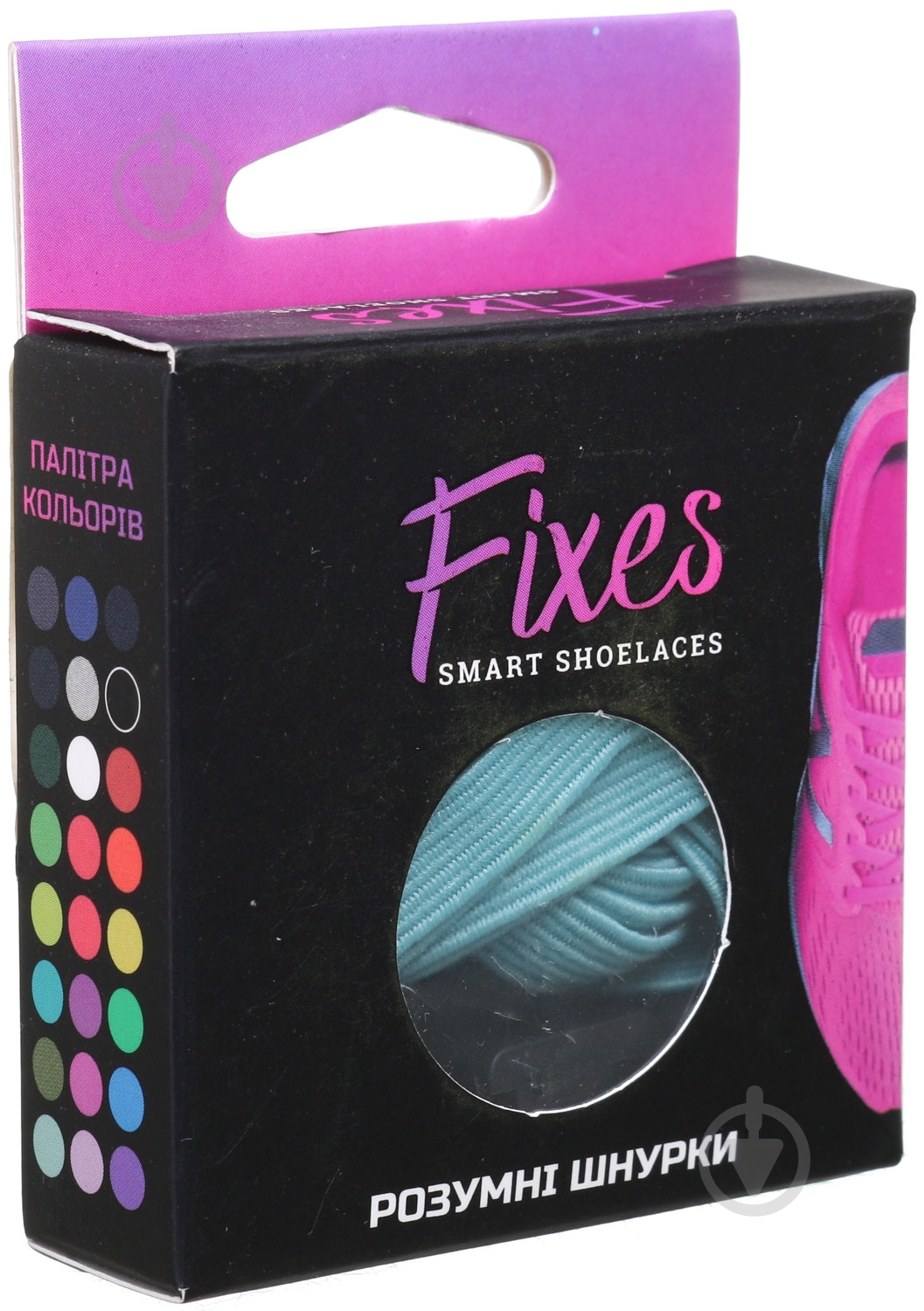 Шнурки Rolli fix009 бирюзовый - фото 1