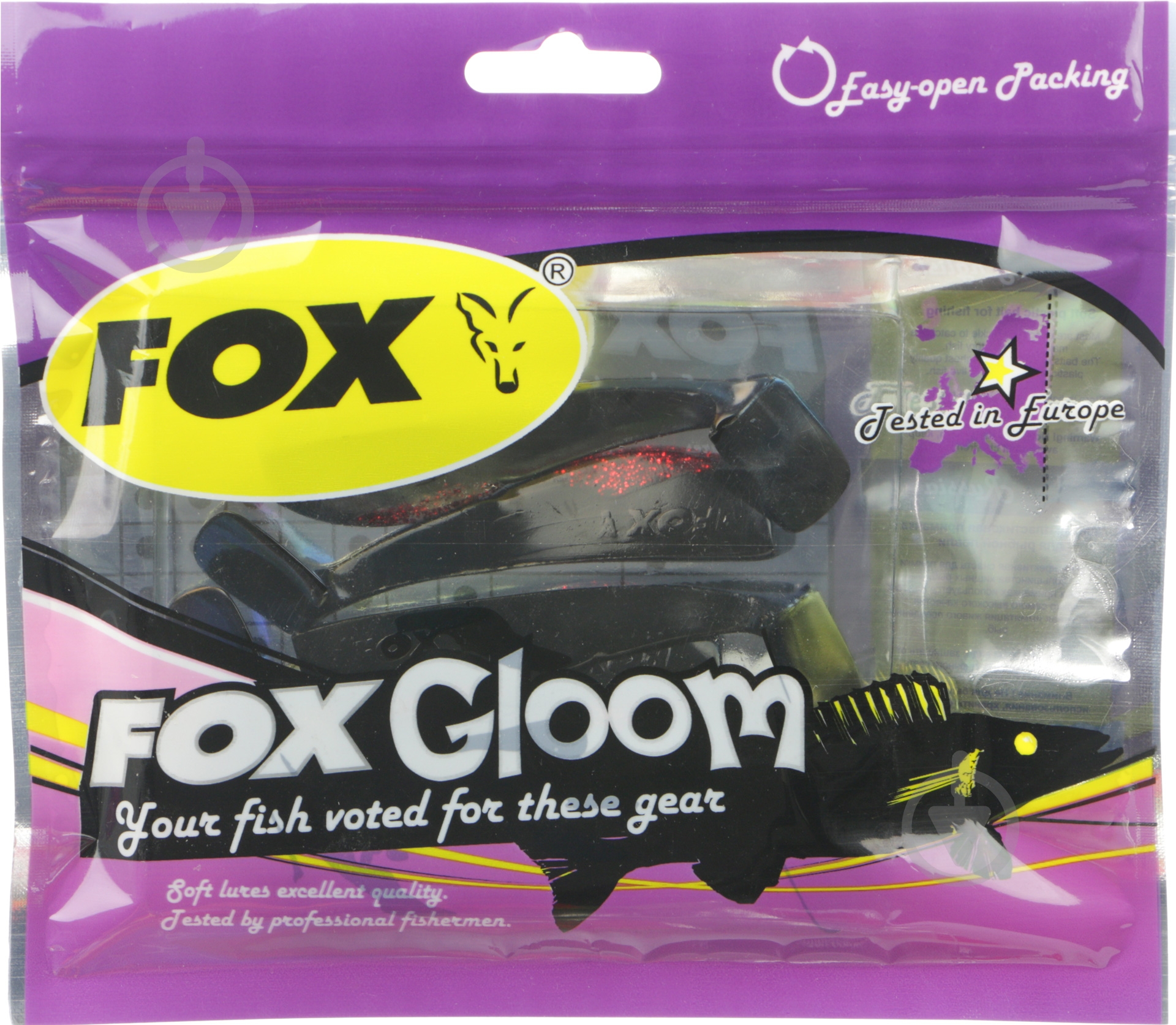 Виброхвост FOX Gloom 80 мм 8 шт. #022 - фото 2 Виброхвост FOX Gloom 80 мм 8 шт. #022 - фото 2