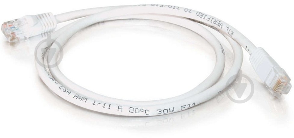 Патч-корд C2G Cat5e 0,5 м белый - фото 4